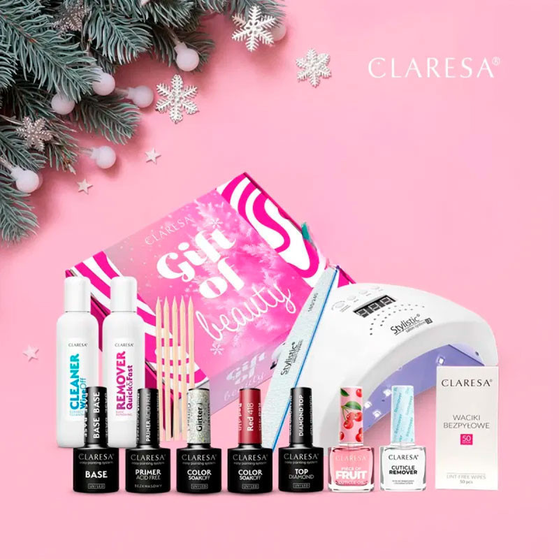 Geelilakkasetti – CLARESA Gift of Beauty Xmas