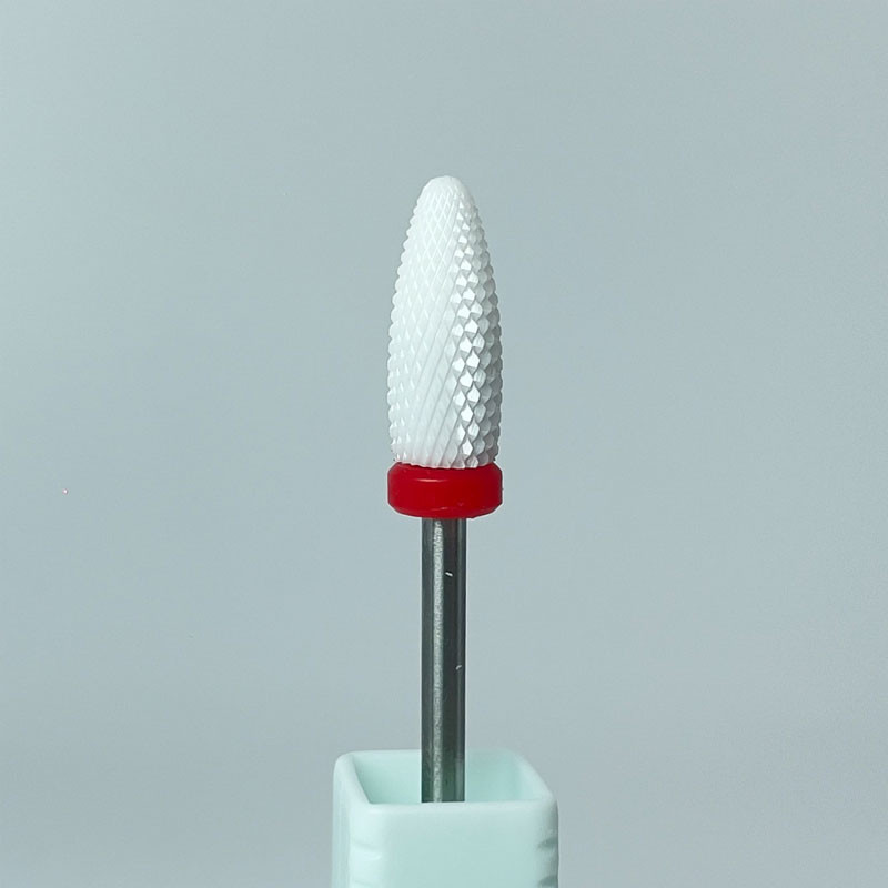 Ceramic Bit “Corn” – Avelia – Red, Ø6 mm / 14.5 mm
