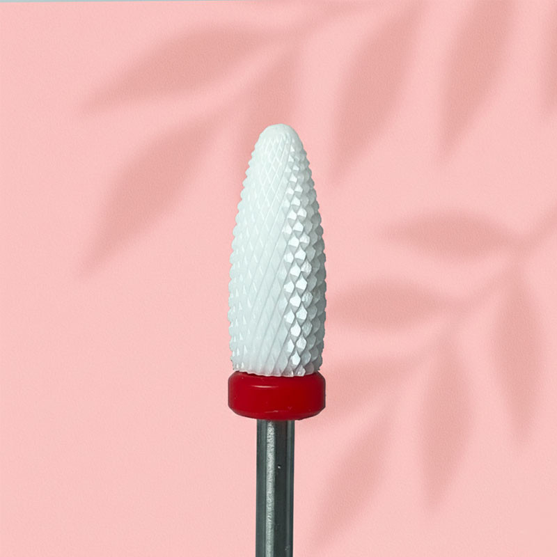 Ceramic Bit “Corn” – Avelia – Red, Ø6 mm / 14.5 mm
