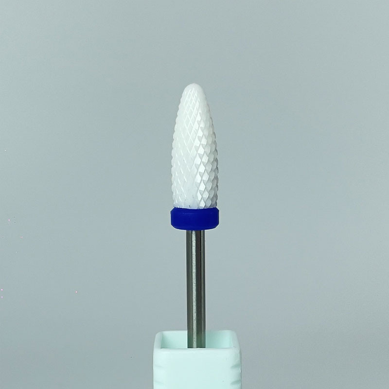 Ceramic Bit “Corn” – Avelia – Blue, Ø6 mm / 14.5 mm