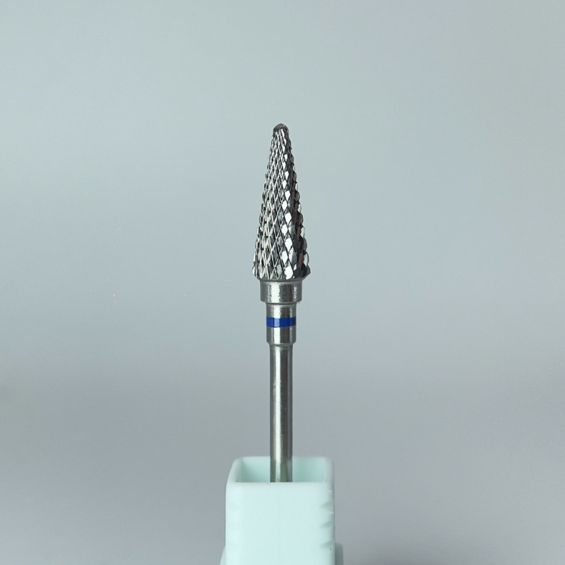 Carbide Nail Bit “Cone” Avelia – blue – Ø6 mm / 15 mm