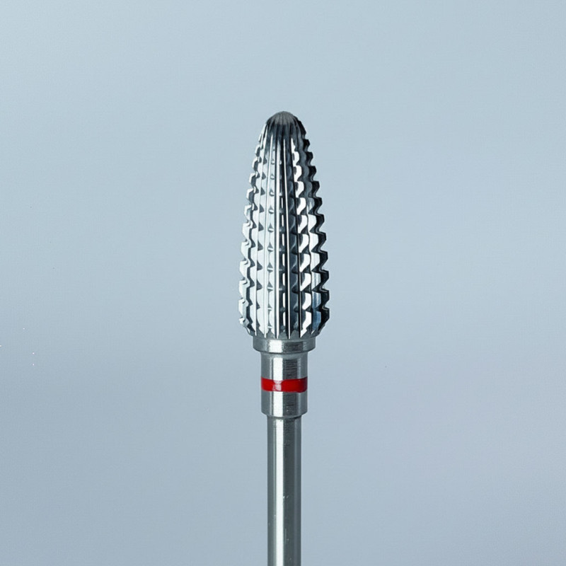 Carbide Bit Avelia “Corn” – Red – Ø6 mm / 14.5 mm