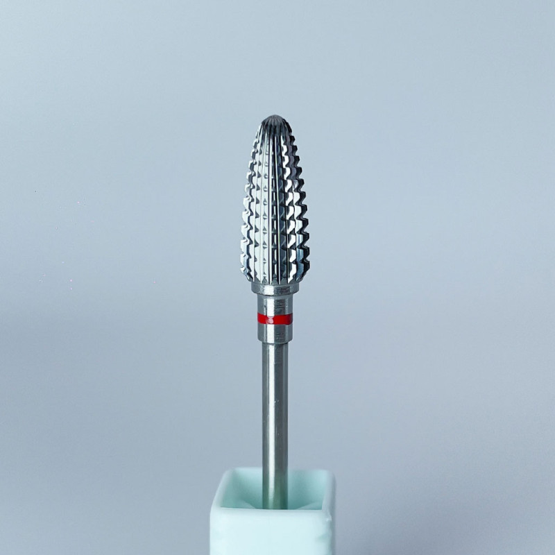 Carbide Bit Avelia “Corn” – Red – Ø6 mm / 14.5 mm