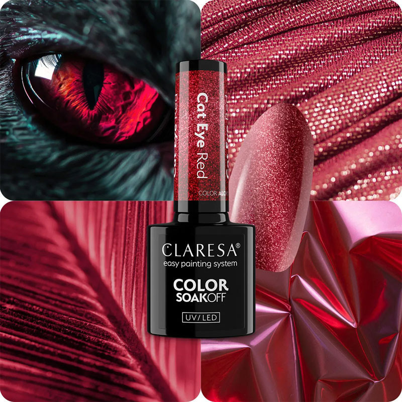 Geelilakka – Claresa Cat Eye Red, 5 ml