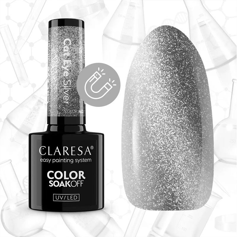 Geelilakka – Claresa Cat Eye Silver, 5 ml
