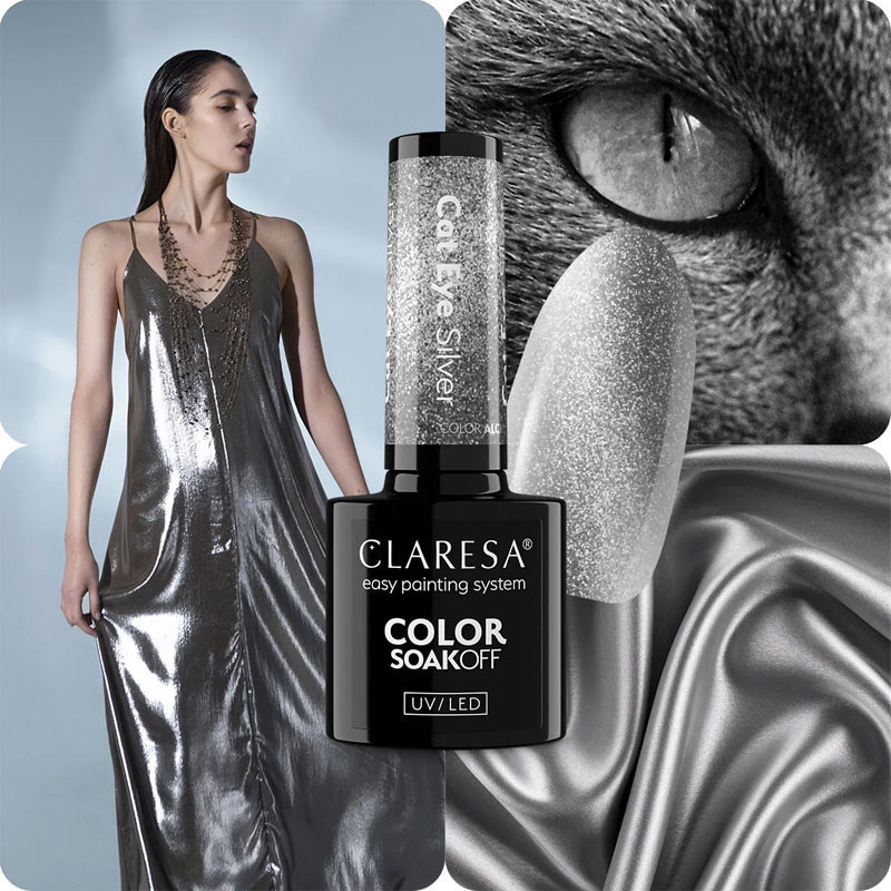 Geelilakka – Claresa Cat Eye Silver, 5 ml