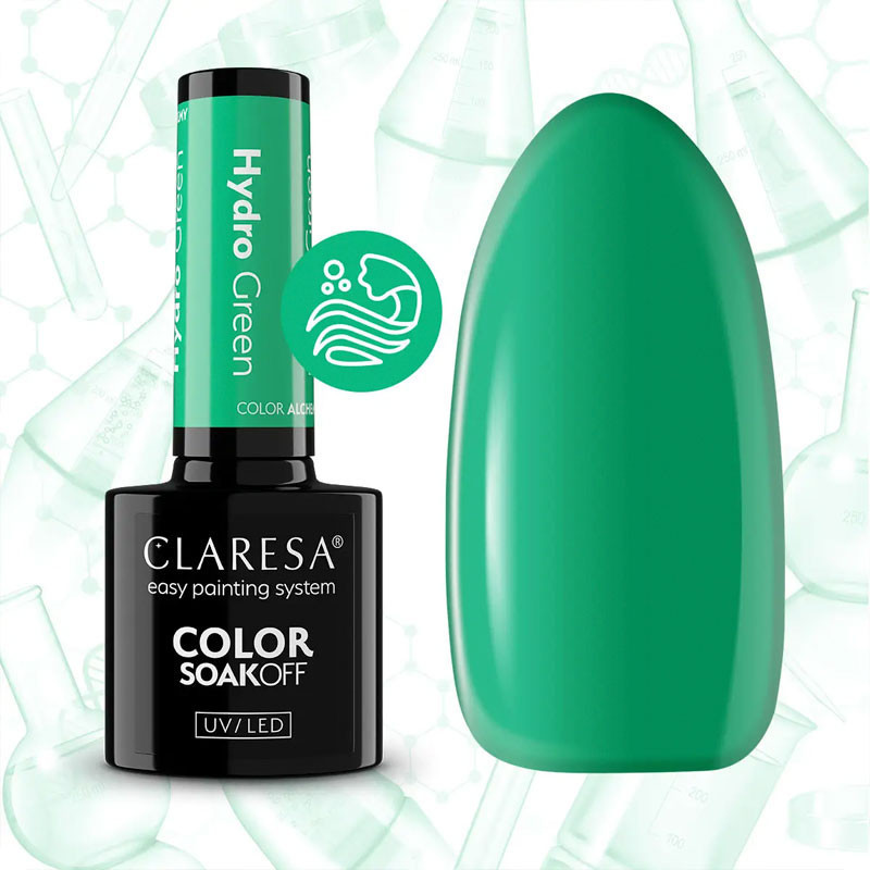 Gel polish – Claresa Glass Hydro Green, 5 ml