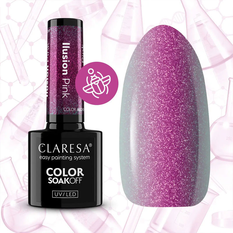 Geelilakka – Claresa ILUSION PINK, 5 ml