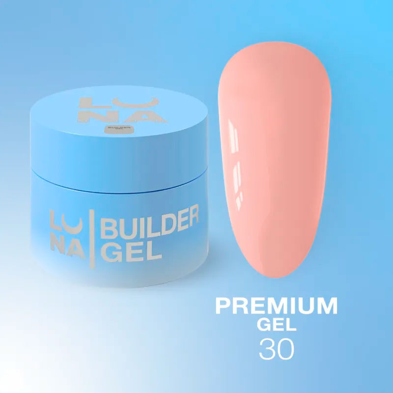 Builder gel – Lunamoon Premium Gel Nr 30 – 30 ml