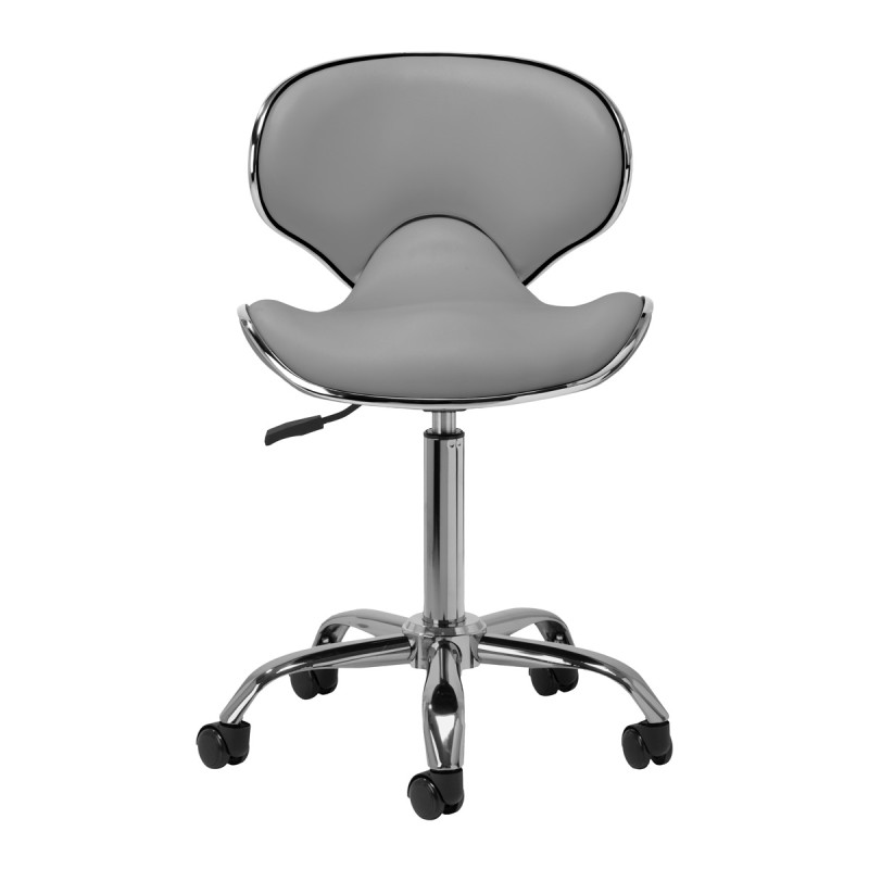 Gabbiano q-4599 gray cosmetic stool