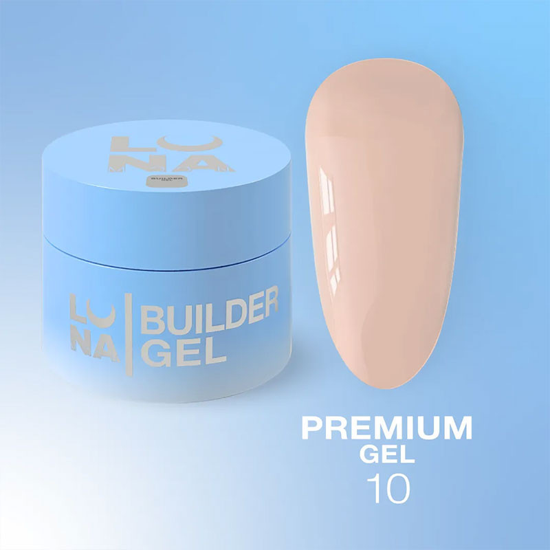 Builder gel – Lunamoon Premium Gel Nr 10 – 50 ml