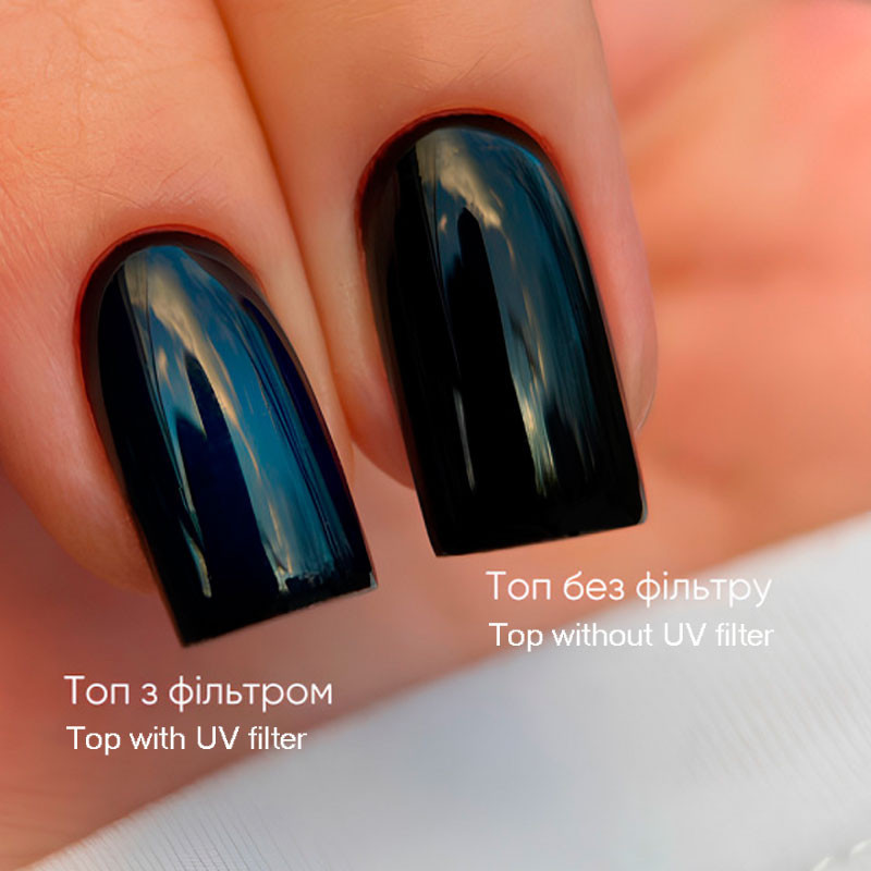 Топ без липкого слоя и без UV-фильтров – Dark, 50 мл