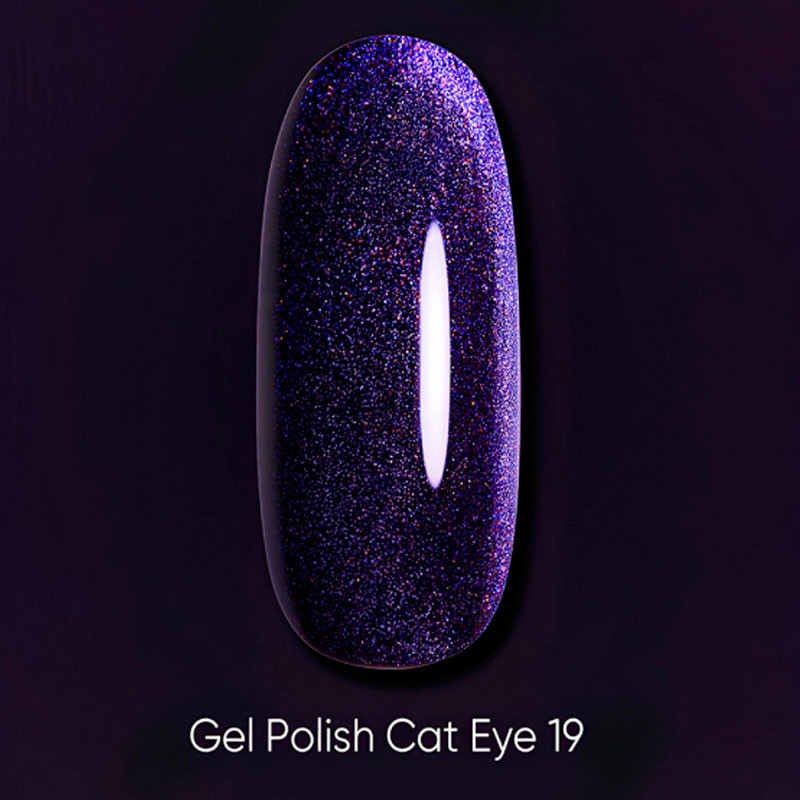 Гель-лак «Кошачий глаз» – DARK – Cat Eye 19 – 6 мл