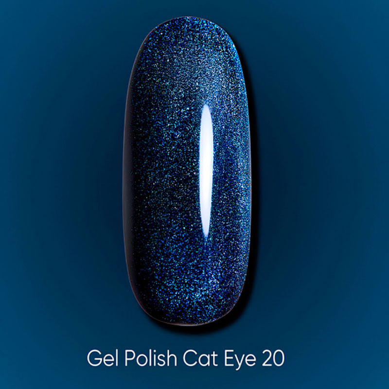 Гель-лак «Кошачий глаз» – DARK – Cat Eye 20 – 6 мл