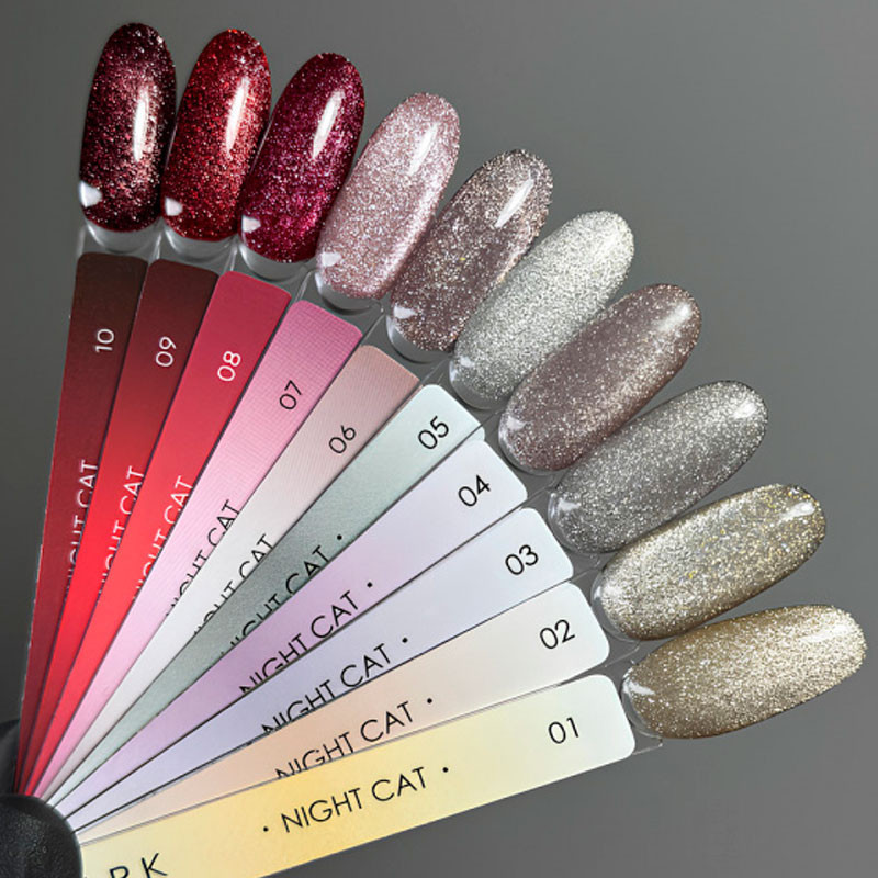 Гель-лак «Кошачий глаз» – DARK – Night Cat Eye 07 – 6 мл