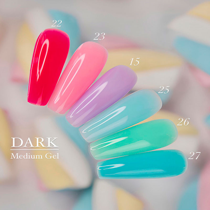 Medium Builder Gel – DARK – 15, 15 ml
