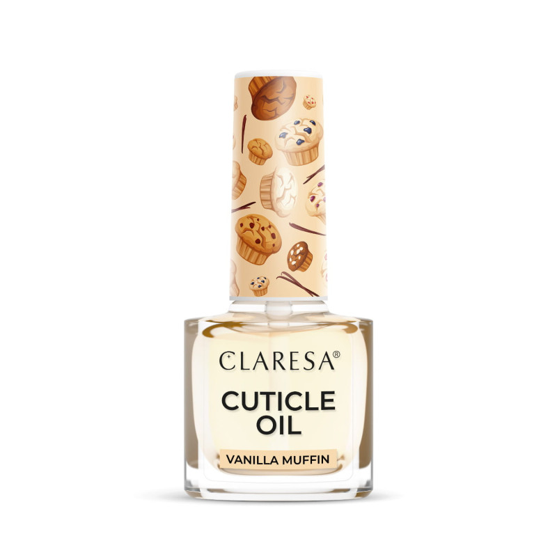 Cuticle oil "Vanilla Muffin" Claresa, 5 ml