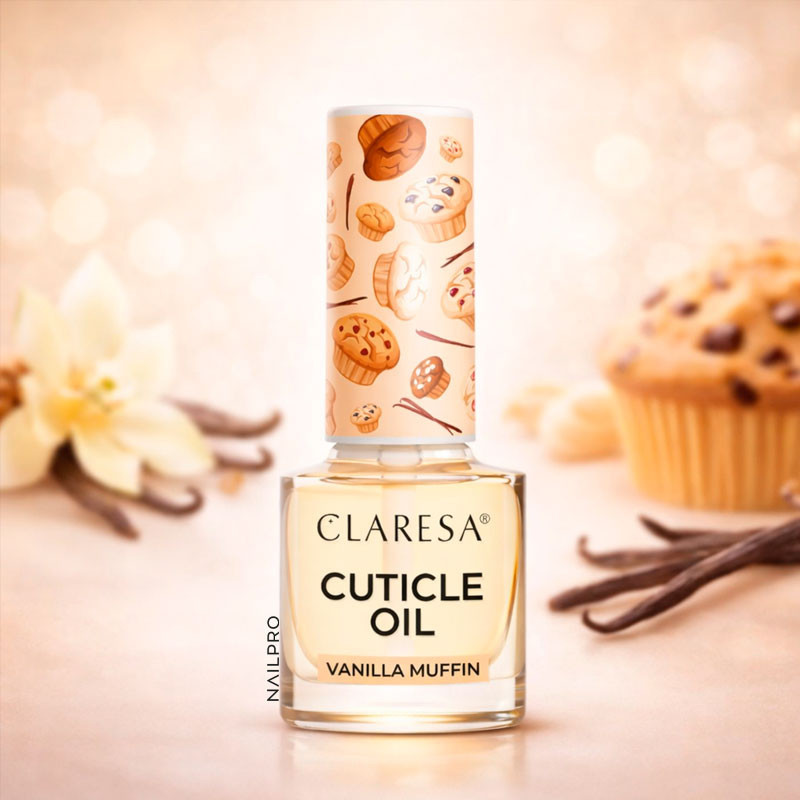 Масло для кутикулы "Vanilla Muffin" Claresa, 5 ml