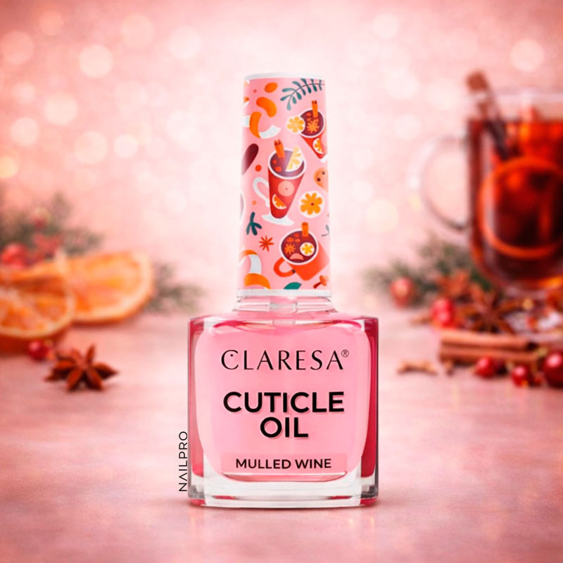 Масло для кутикулы "Mulled Wine" Claresa, 5 ml