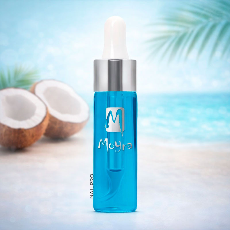 Масло для кутикулы Moyra Sea Blue Coconut - 15 мл