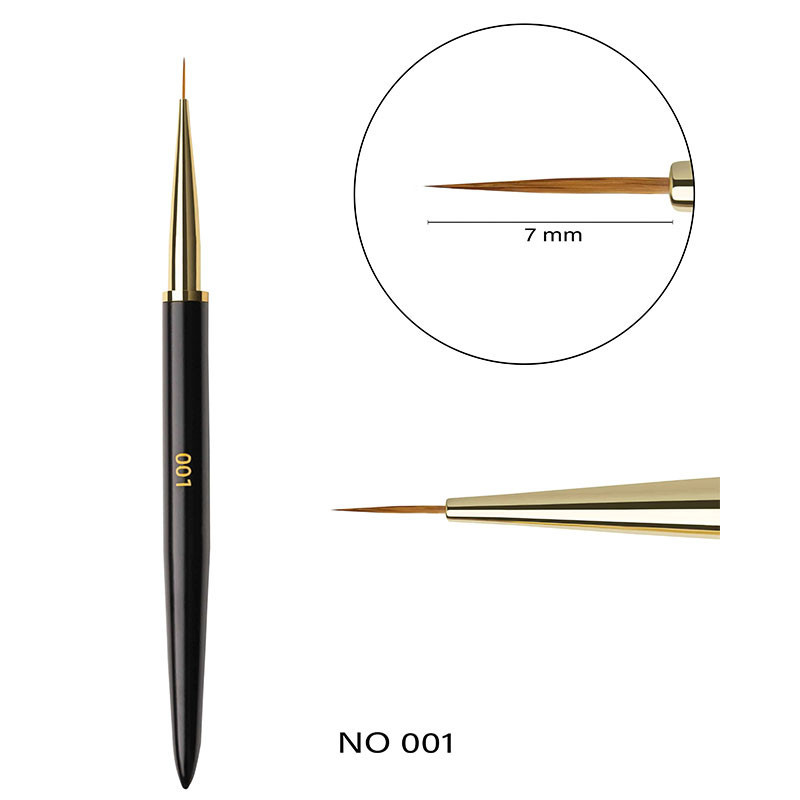 Nail Art Brushes – F.O.X – Set of 7