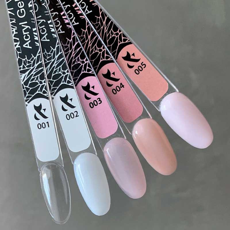 Набор Acryl Gel Satin – F.O.X – 5 шт., 30 мл