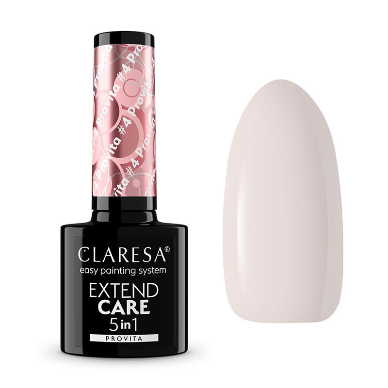Базовое покрытие для гель-лака - Claresa Extend Care 5 in 1 Provita № 4 - 5g