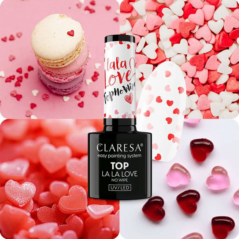 Päällyslakka Claresa La La Love (No Wipe) - 5 g