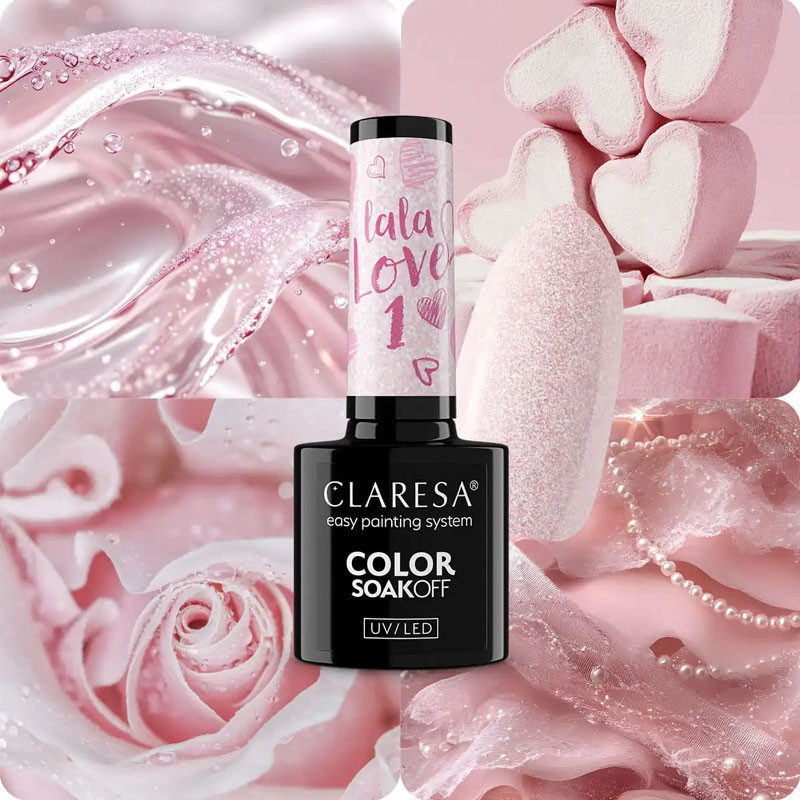 Color Gel polish - Claresa - La La Love - 1, 5 ml
