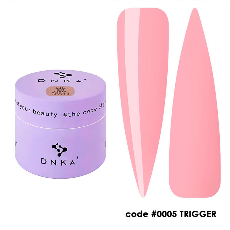 Гель-желе для наращивания ногтей DNKa No. 0005 Trigger - 15 мл