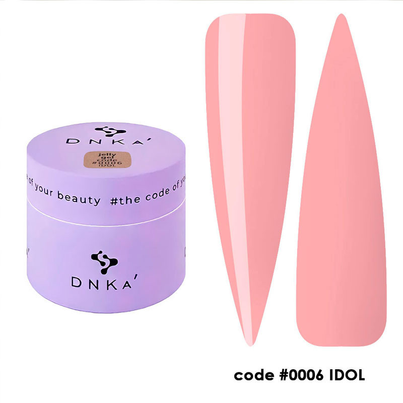 Гель-желе для наращивания ногтей DNKa No. 0006 Idol - 15 мл