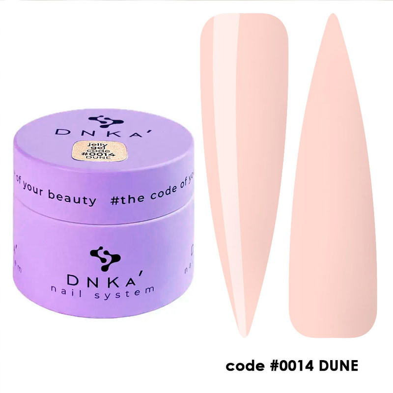 Гель-желе для наращивания ногтей DNKa No. 0014 Dune - 15 ml