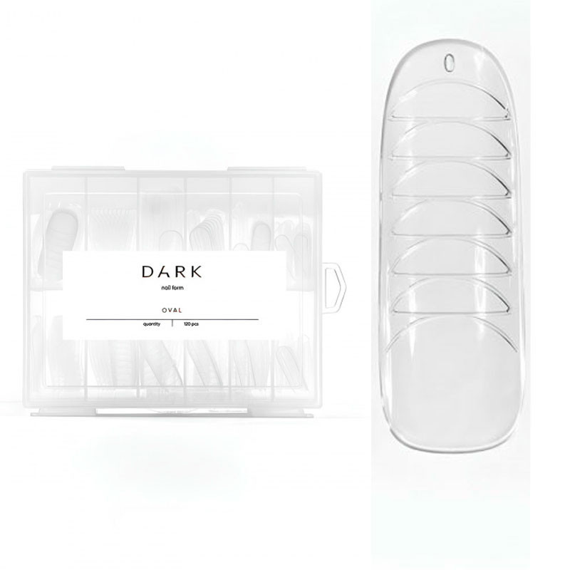 Верхние формы DARK Oval, 120 шт