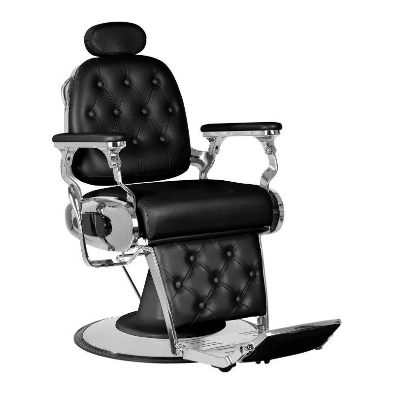 Gabbiano barber chair francesco black