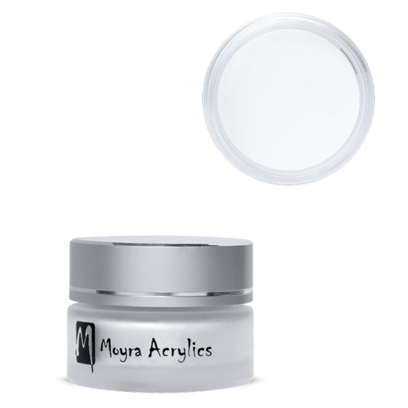 Akryylijauhe kynsille – Moyra Porcelain Powder White – 12 g