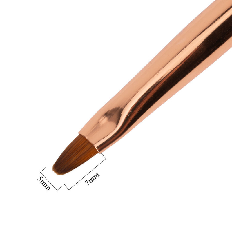 Kaksipäinen sivellin – geeli 4 mm / design 7 mm