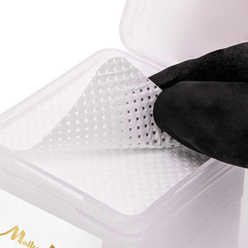 Nukattomat kynsilaput – Molly Nails, 5×5 cm, 200 kpl