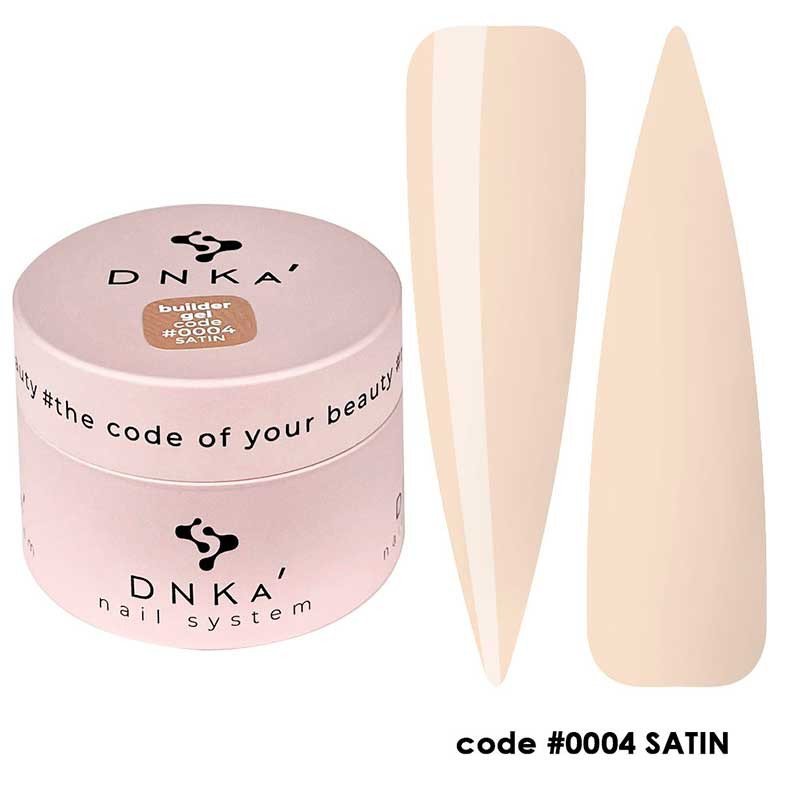 Гель для наращивания ногтей - Builder Gel DNKa No. 0004 Satin - 15мл