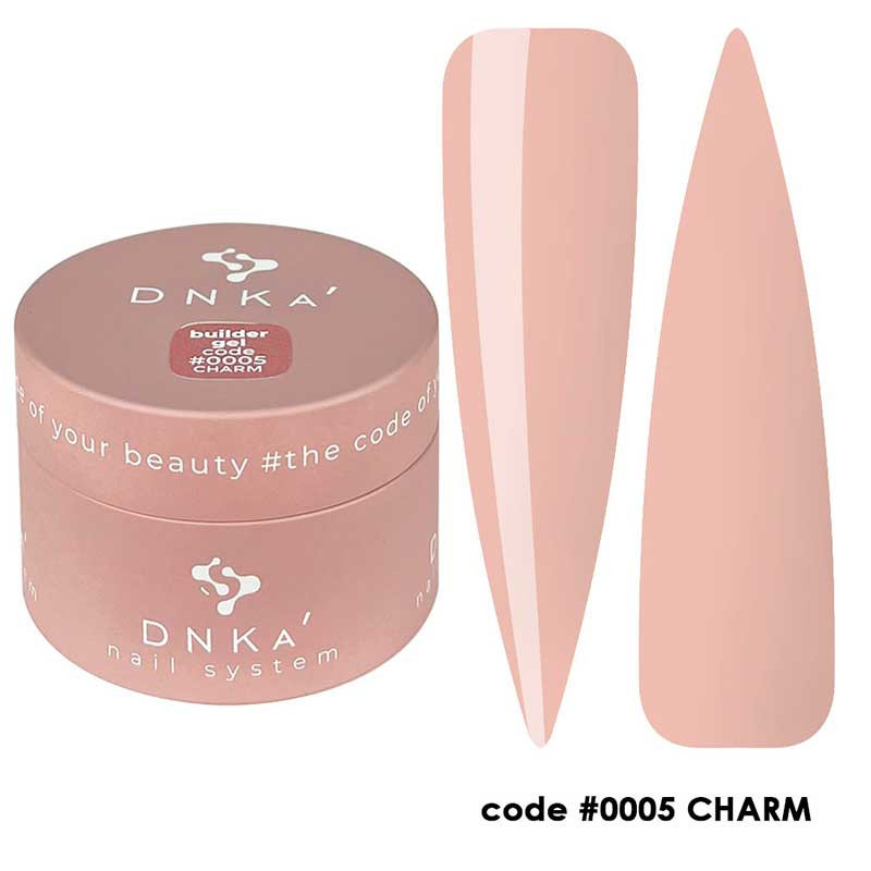 Гель для наращивания ногтей - Builder Gel DNKa No. 0005 Charm - 15мл