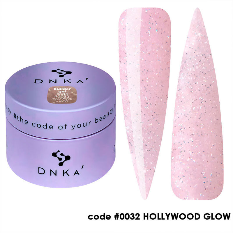 Гель для наращивания ногтей - Builder Gel DNKa No. 0032 Hollywood Glow - 15мл