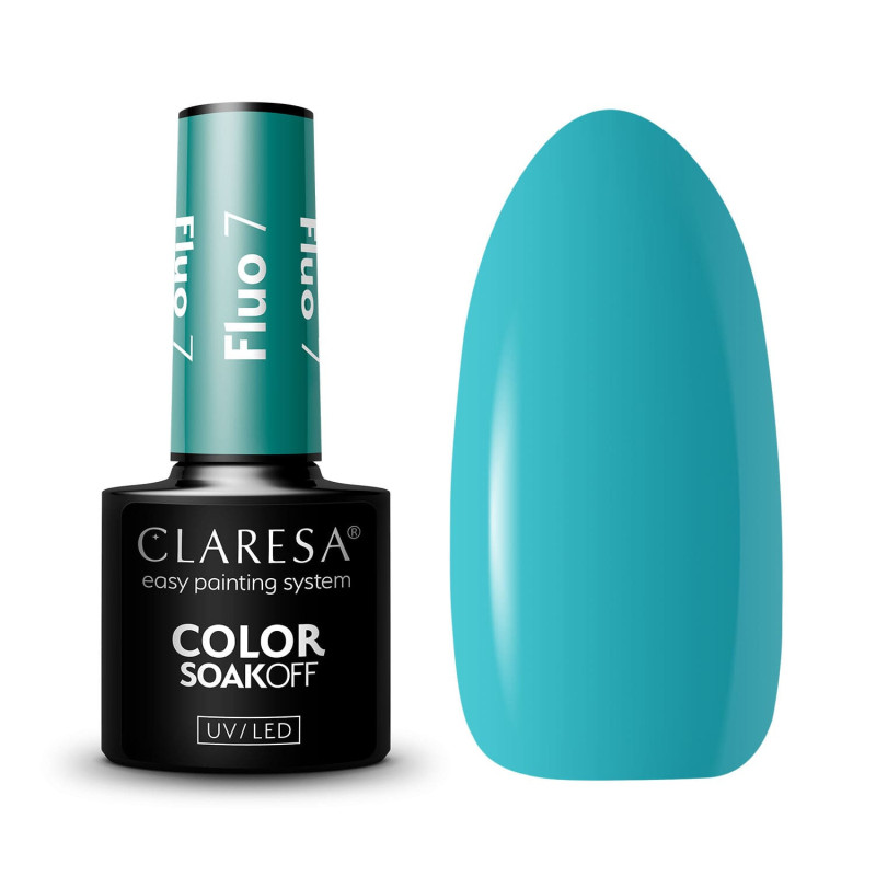 Цветной гель-лак Claresa FLUO № 7, 5 ml