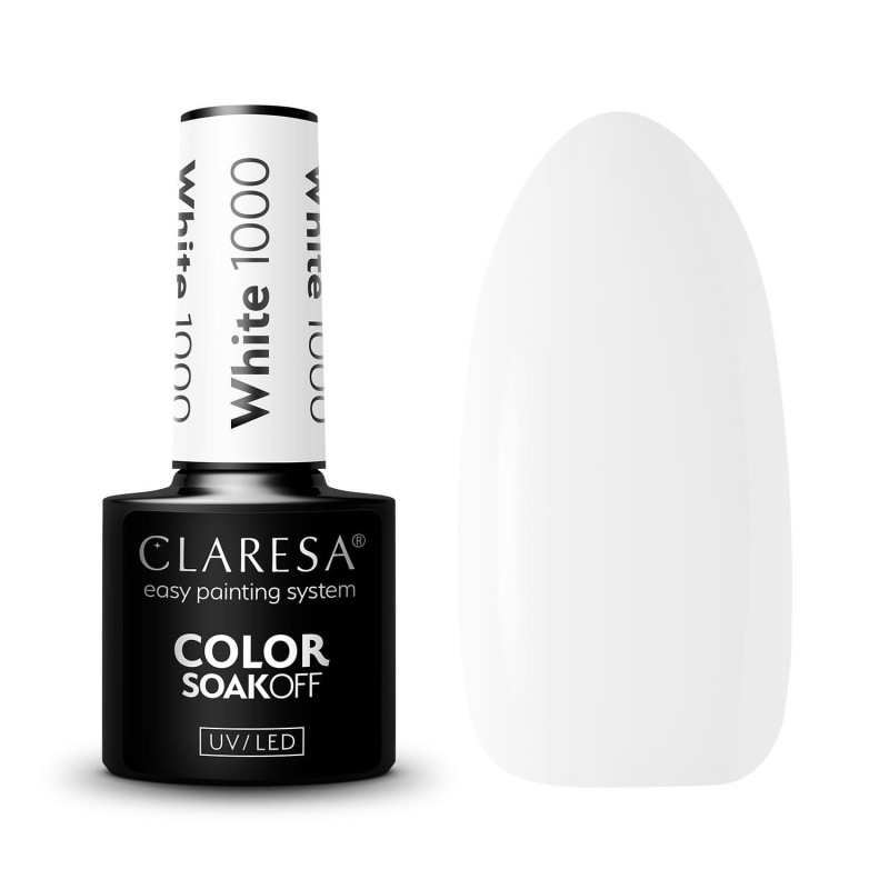 Gel polish – Claresa White № 1000 – 5 ml
