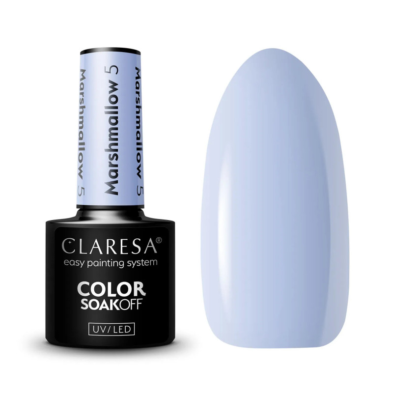 Цветной гель-лак Claresa Marshmallow № 5, 5 ml