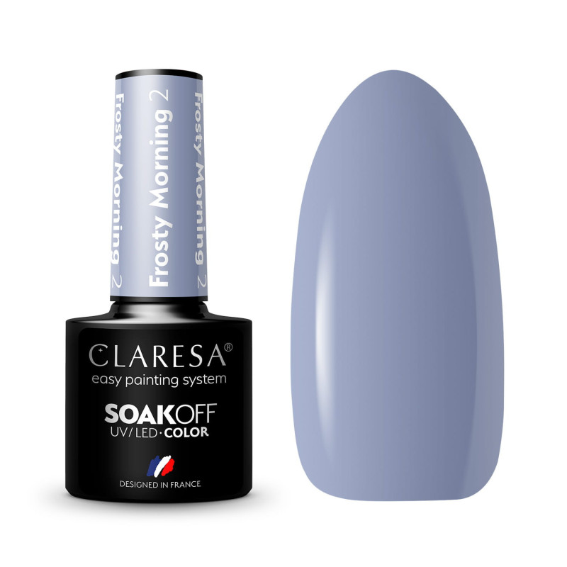 Цветной гель-лак Claresa Frosty Morning № 2, 5 ml
