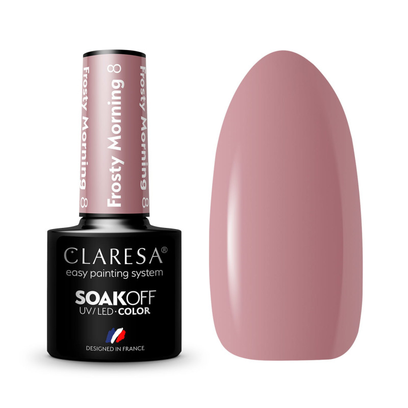 Цветной гель-лак Claresa Frosty Morning № 8, 5 ml
