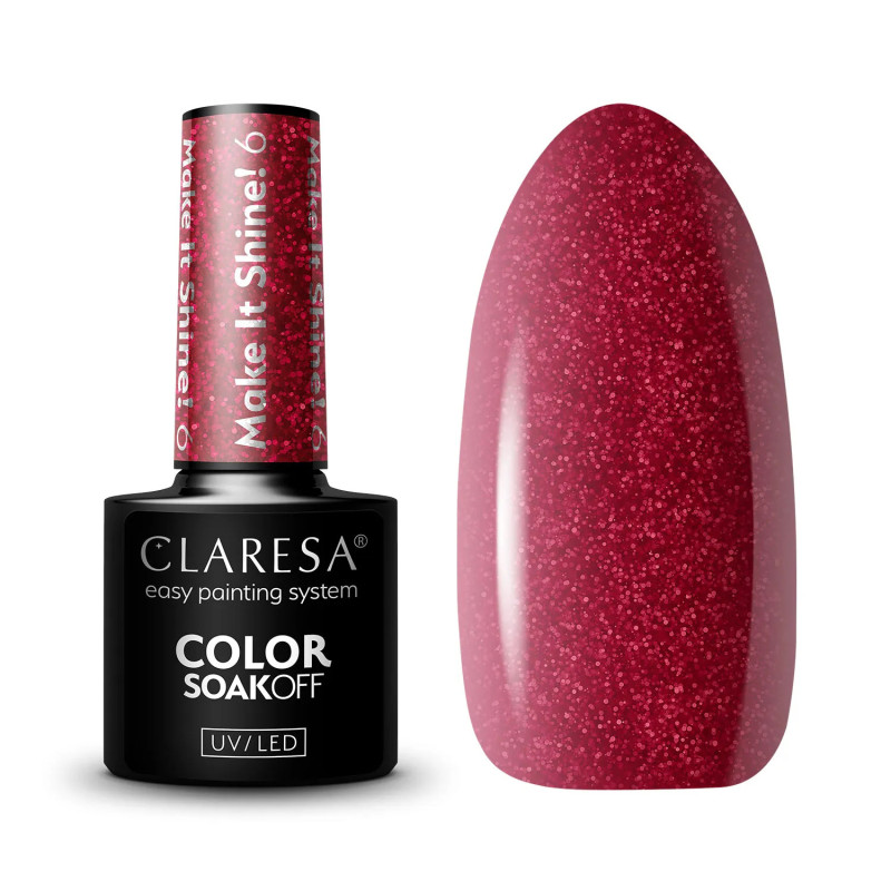 Gel polish – Claresa Make it Shine № 6 – 5 ml