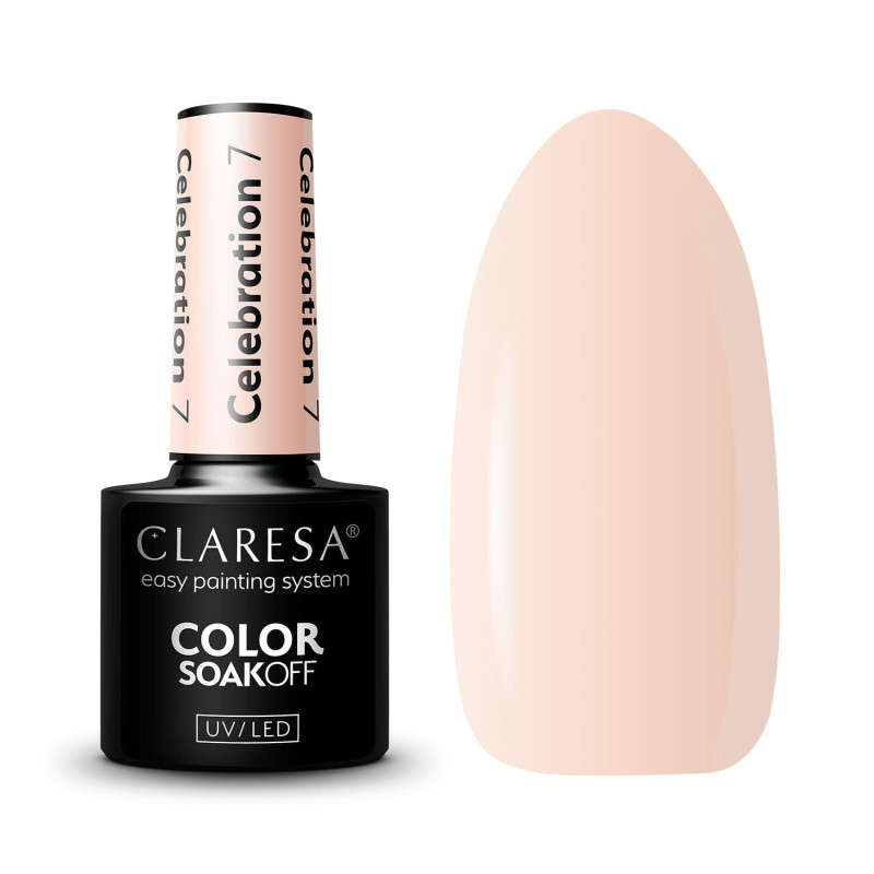 Цветной гель-лак Claresa Celebration № 7, 5 ml