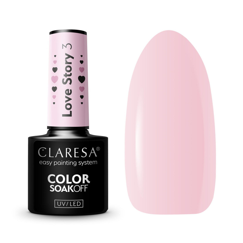 Цветной гель-лак Claresa Love Story № 3, 5 ml