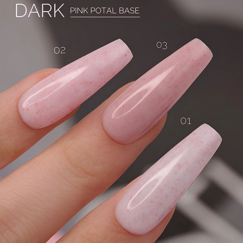 База для гель-лака – Dark PRO Base – Pink Potal 01, 15 мл