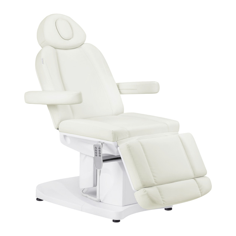 Electric cosmetic chair azzurro 708a 4 strong. white